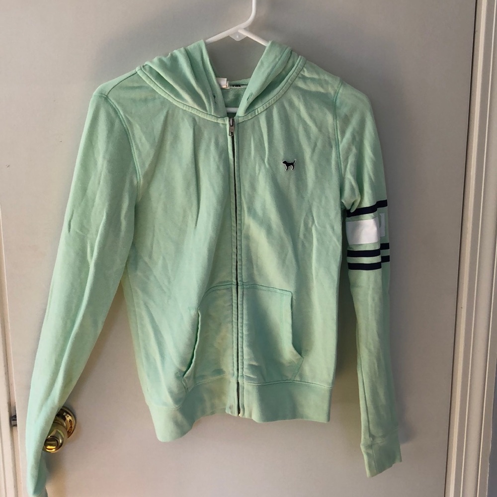 Sea foam green sweatshirt from Victoria’s Secret